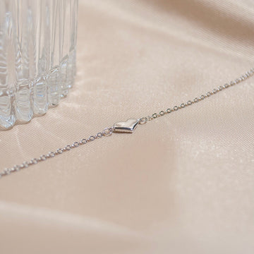 Sterling Silver Tiny Heart Bracelet