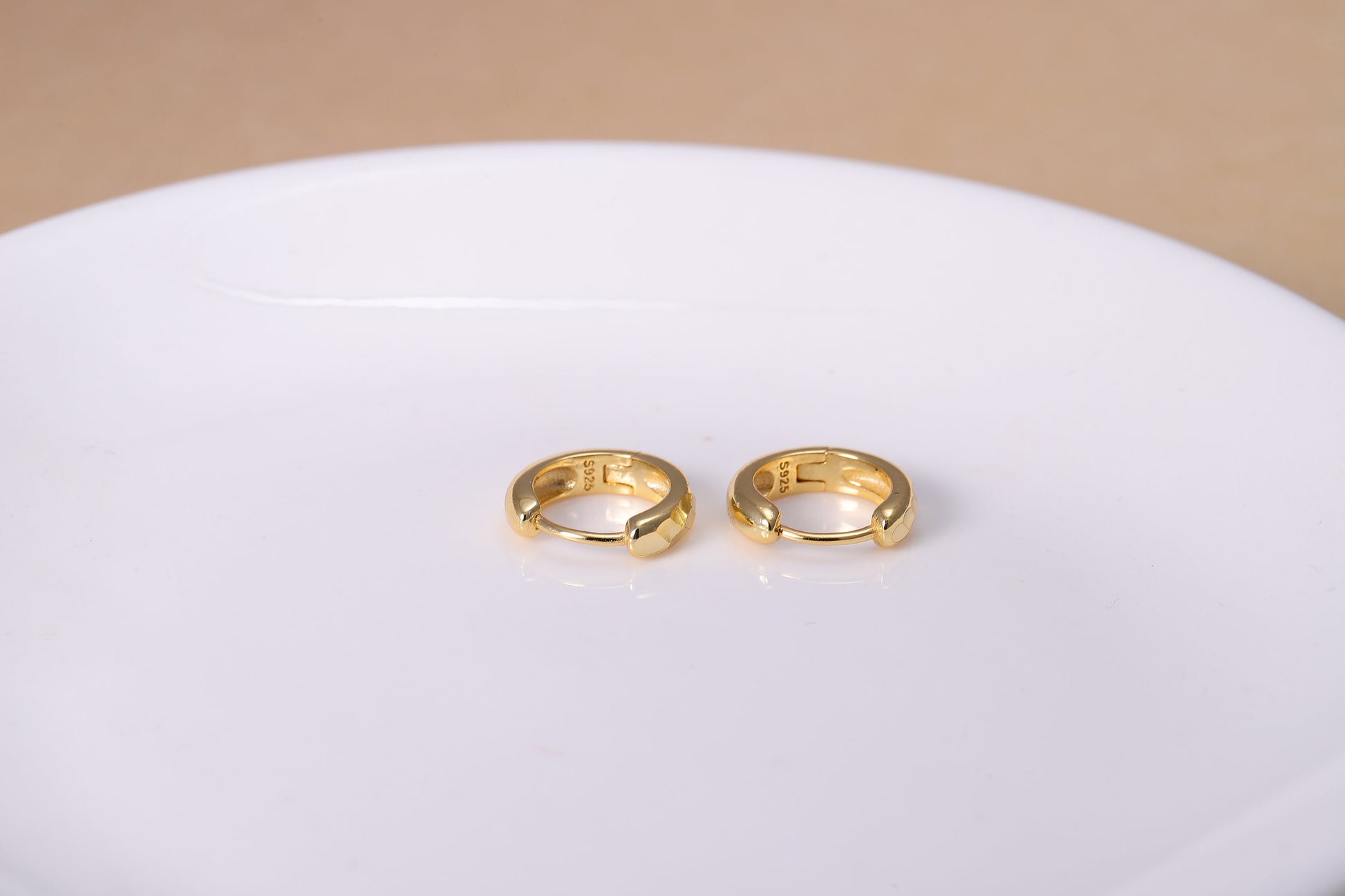 Sterling Silver Hoop Earrings in Gold & Silver, Silver Hoop Earrings, Statement Earrings, Dainty Earrings, Minimalist Jewellery