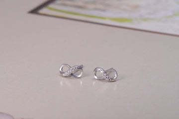 Sterling Silver Swirl Stud Earrings