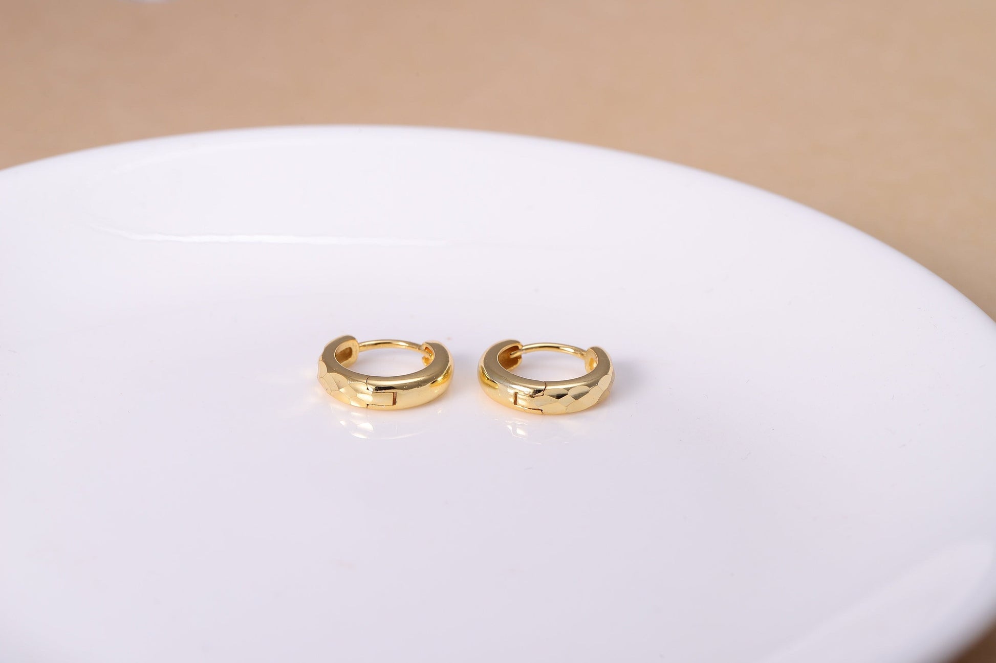 Sterling Silver Hoop Earrings in Gold & Silver, Silver Hoop Earrings, Statement Earrings, Dainty Earrings, Minimalist Jewellery